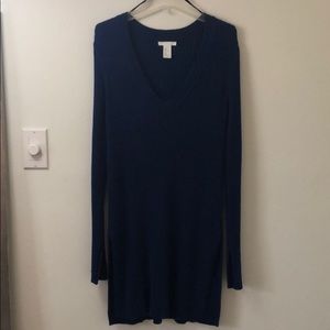 Royal blue sweater/sweater dress